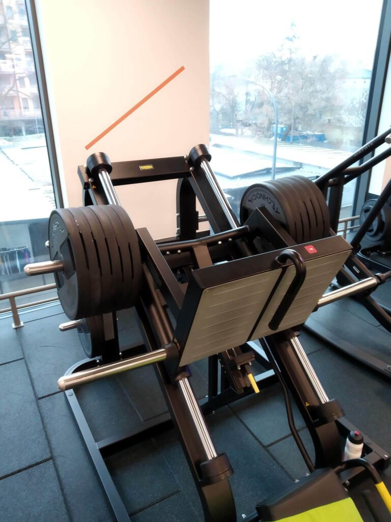 Trening kolarski zimą